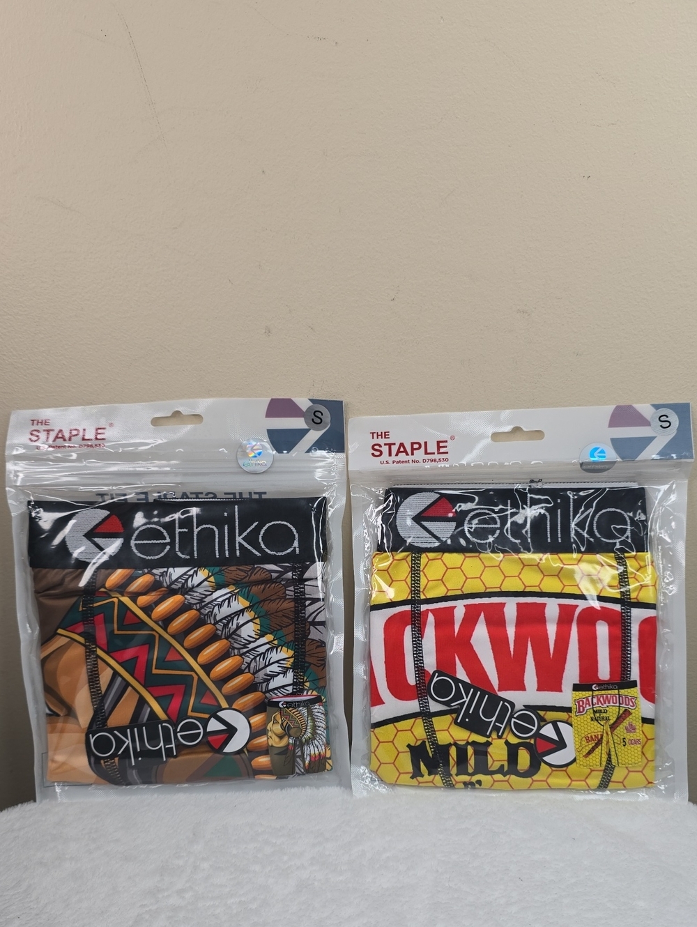 NEW 2 Pair Ethika The Staple Fit Boxer Briefs Size Small (28-30)